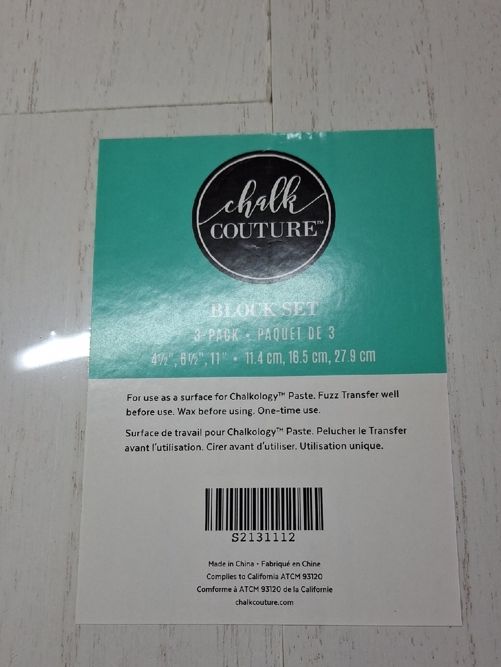 Chalk Couture Block Set
